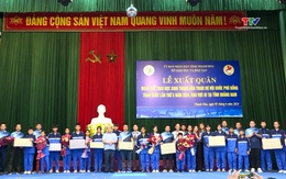 Đoàn thể thao học sinh tỉnh Thanh Hoá xuất quân tham gia Hội khỏe Phù Đổng toàn quốc, khu vực III năm 2024