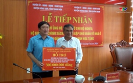 Huyện Đông Sơn (Thanh Hóa) trao 300 triệu đồng làm nhà cho hộ nghèo ở Thăng Bình 
(Quảng Nam)