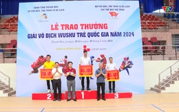 Giải vô địch Wushu trẻ quốc gia năm 2024 tại Thanh Hoá thành công tốt đẹp