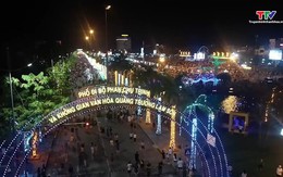 Hấp dẫn phố đi bộ đầu tiên tại thành phố Thanh Hóa