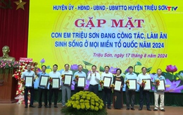 Gặp mặt con em Triệu Sơn đang công tác, làm ăn sinh sống ở mọi miền Tổ quốc