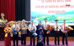 Công bố quỹ khuyến học, khuyến tài Hoa Ban huyện Quan Sơn 