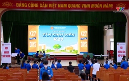 Trường Đại học Hồng Đức đón sinh viên nhập học