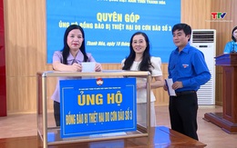 Ủy ban Mặt trận Tổ quốc tỉnh và các tổ chức thành viên ủng hộ đồng bào bị thiệt hại do bão số 3