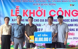 Huyện Quảng Xương khởi công xây dựng nhà ở cho hộ nghèo