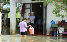 Thạch Thành: Nước bắt đầu rút sau 1 tuần ngập lụt