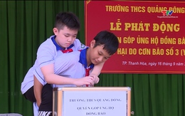 Học sinh thành phố Thanh Hoá gửi yêu thương tới đồng bào vùng lũ