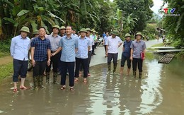 Chủ tịch UBND tỉnh kiểm tra tình hình ứng phó mưa lũ tại Bá Thước và Cẩm Thuỷ