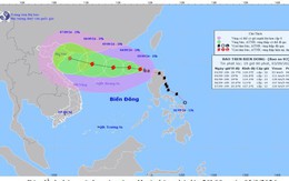Bão số 3 giật cấp 12, di chuyển theo hướng Tây Tây Bắc