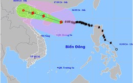 Bão số 3 (bão Yagi) mạnh cấp 16, di chuyển theo hướng Tây