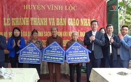 Vĩnh Lộc: Khánh thành 35 ngôi nhà cho hộ nghèo