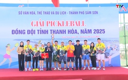 Thành phố Sầm Sơn vô địch Giải Pickleball đồng đội tỉnh Thanh Hóa năm 2025