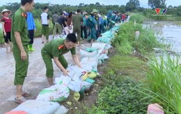 Xã Thọ Lập tập trung xử lý chống tràn đê và di dân
