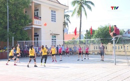 Phường Nam Sầm Sơn tổ chức Giải bóng chuyền hơi nữ chào mừng ngày thành lập Hội Liên hiệp Phụ nữ Việt Nam
