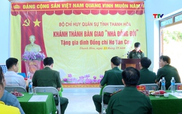 Bàn giao Nhà đồng đội cho quân nhân có hoàn cảnh khó khăn
