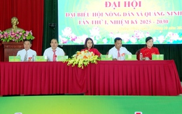 Đại hội đại biểu Hội Nông dân xã Quảng Ninh lần thứ I, nhiệm kỳ 2025 - 2030
