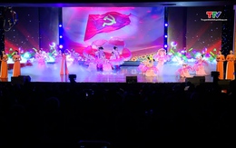 Chương trình nghệ thuật chào mừng thành công Đại hội đại biểu Đảng bộ tỉnh lần thứ XX