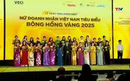 Thanh Hóa có 2 nữ doanh nhân đạt danh hiệu Bông Hồng Vàng năm 2025