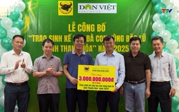 Trao 1.500 gói sinh kế hỗ trợ bà con vùng bão lũ Thanh Hóa