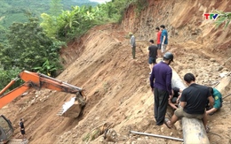 Xã Mường Lát: Chủ động khắc phục sự cố sạt lở hệ thống thuỷ lợi