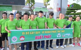 Gần 500 người tham gia chương trình "Đi bộ từ thiện - Vì hạnh phúc trẻ thơ" lần thứ 2