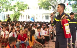 Tuyên truyền thực hành trải nghiệm phòng cháy chữa cháy