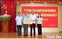 Tỉnh Quảng Trị hỗ trợ 1 tỷ đồng giúp Thanh Hóa khắc phục hậu quả lũ lụt