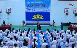 Hơn 200 võ sĩ tranh tài 26 bộ huy chương môn Karate trong chương trình Đại hội Thể dục thể thao tỉnh Thanh Hoá năm 2025