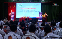 Ký kết hợp tác về giải pháp thanh toán không dùng tiền mặt tại Bệnh viện Đa khoa tỉnh Thanh Hoá
