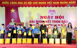Ngày hội Đại đoàn kết tại khu dân cư thôn Tân Lập, xã Đồng Lương