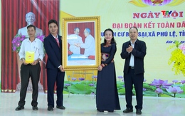 Nhân dân bản Sại vui Ngày hội Đại đoàn kết toàn dân tộc