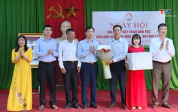 Ngày hội Đại đoàn kết toàn dân tộc tại thôn Mậu Yên 1, xã Lĩnh Toại