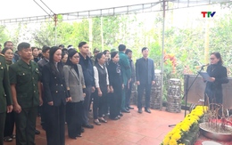 Xã Vân Du tổ chức Lễ đón nhận và an táng hài cốt Liệt sĩ Bùi Thành Lập