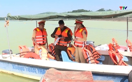 Cảnh sát giao thông Thanh Hóa ra quân đảm bảo an toàn đường thủy