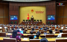 Quốc hội thảo luận ở hội trường về một số dự án luật