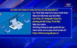 Hai hình thức đăng ký cung cấp dịch vụ hóa đơn điện tử