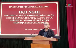Xã Hà Long tổ chức đối thoại giữa cấp ủy, chính quyền với Nhân dân