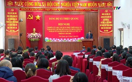 Đảng ủy xã Thiệu Quang quán triệt, triển khai thực hiện Nghị quyết Đại hội Đảng bộ tỉnh lần thứ XX 