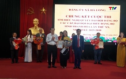 Xã Hà Long thi tìm hiểu Nghị quyết Đại hội Đảng bộ các cấp