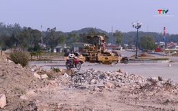 Dự án tuyến đường trục cảnh quan Thanh Hoá- Sầm Sơn không hoàn thành đúng kế hoạch do chậm giải phóng mặt bằng