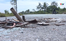 Mất an toàn giao thông trên tuyến đường khu chung cư Xuân Mai