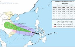Dự báo thời gian bão số 13 Kalmaegi gây mưa to gió mạnh nhất ở các tỉnh Trung Bộ