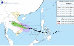 Bão số 13 cách Quy Nhơn (Gia Lai) khoảng 270km về phía Đông Đông Nam