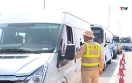 Tổng kiểm soát xe kinh doanh vận tải hành khách trước khi lên cao tốc