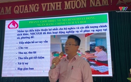 Xã Hoạt Giang tổ chức Hội nghị tập huấn nâng cao kỹ năng truyền thông giảm nghèo năm 2025