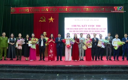 Xã Quảng Bình chung kết thi tìm hiểu Nghị quyết đại hội Đảng các cấp