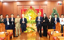 Lãnh đạo tỉnh thăm, chúc mừng Ủy ban Đoàn kết Công giáo tỉnh nhân Lễ Giáng sinh