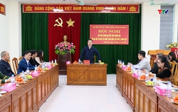 Gặp mặt Đoàn đại biểu tỉnh Thanh Hoá dự Đại hội Thi đua yêu nước toàn quốc lần thứ XI