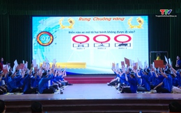 Hội thi Rung chuông vàng tìm hiểu kiến thức pháp luật 
trong đoàn viên, thanh niên