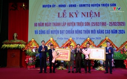 Huyện Triệu Sơn kỷ niệm 60 năm thành lập huyện và công bố huyện đạt chuẩn nông thôn mới nâng cao năm 2024